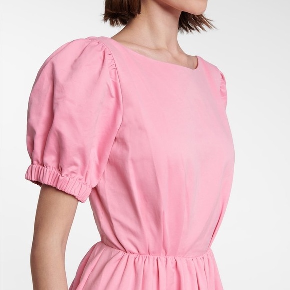 Staud pink Alix Cotton blend faille maxi dress - Picture 2 of 7